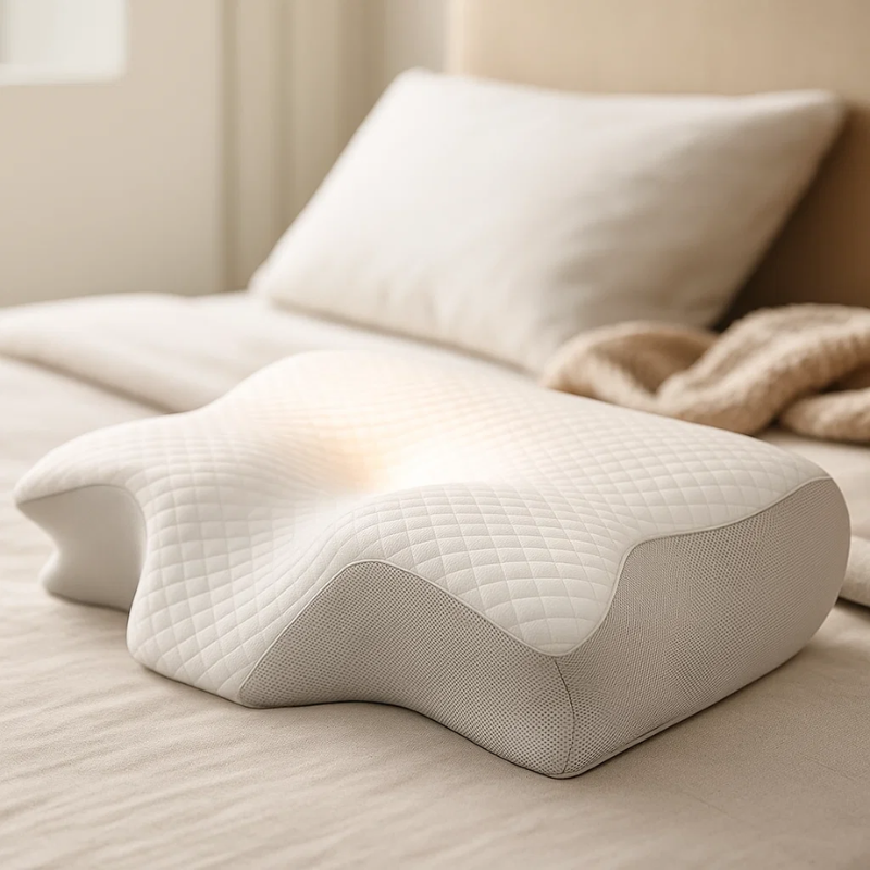 Contour Memory Foam Neck Support Pillow - BritishElegance