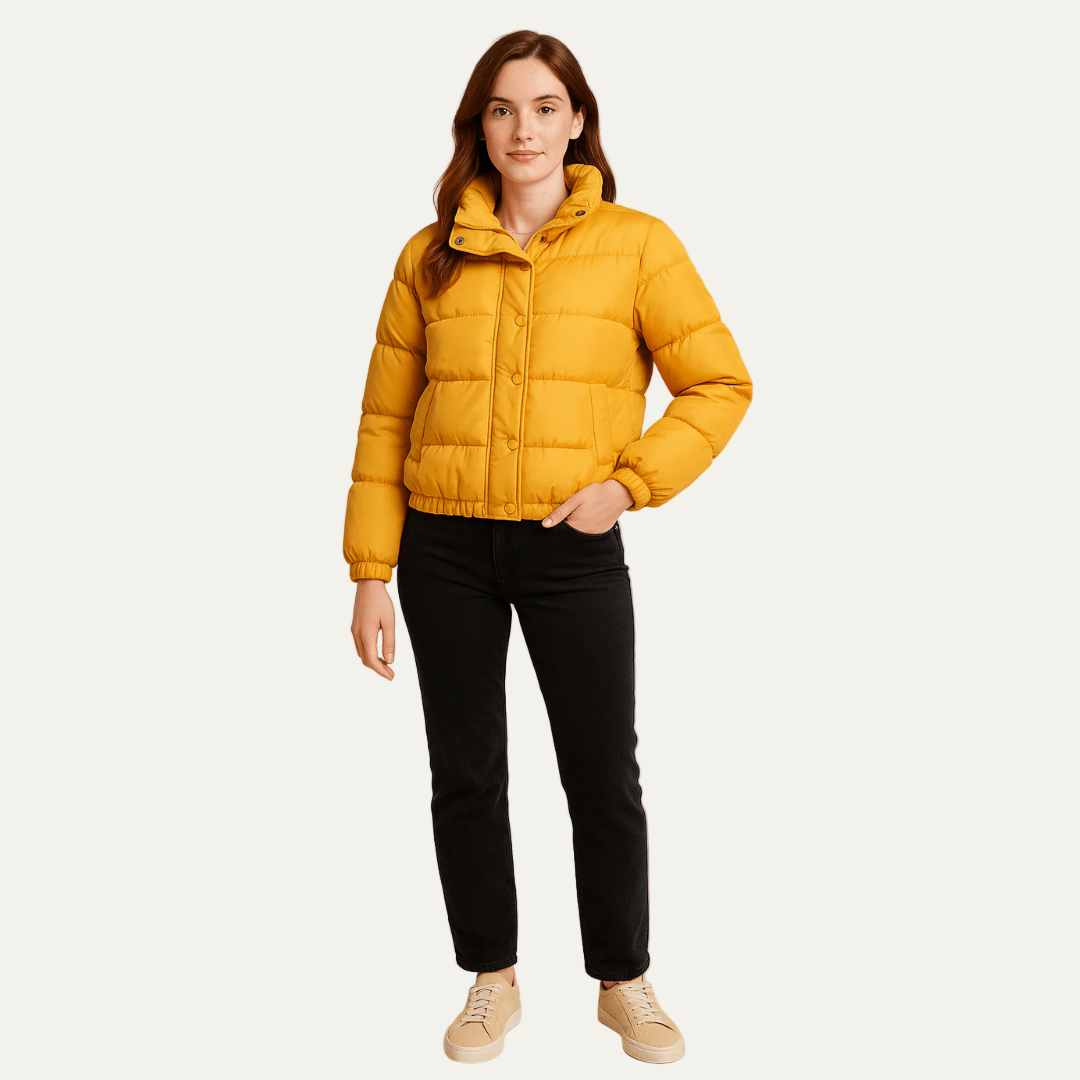 Women’s Boxy Cropped Puffer Jacket
