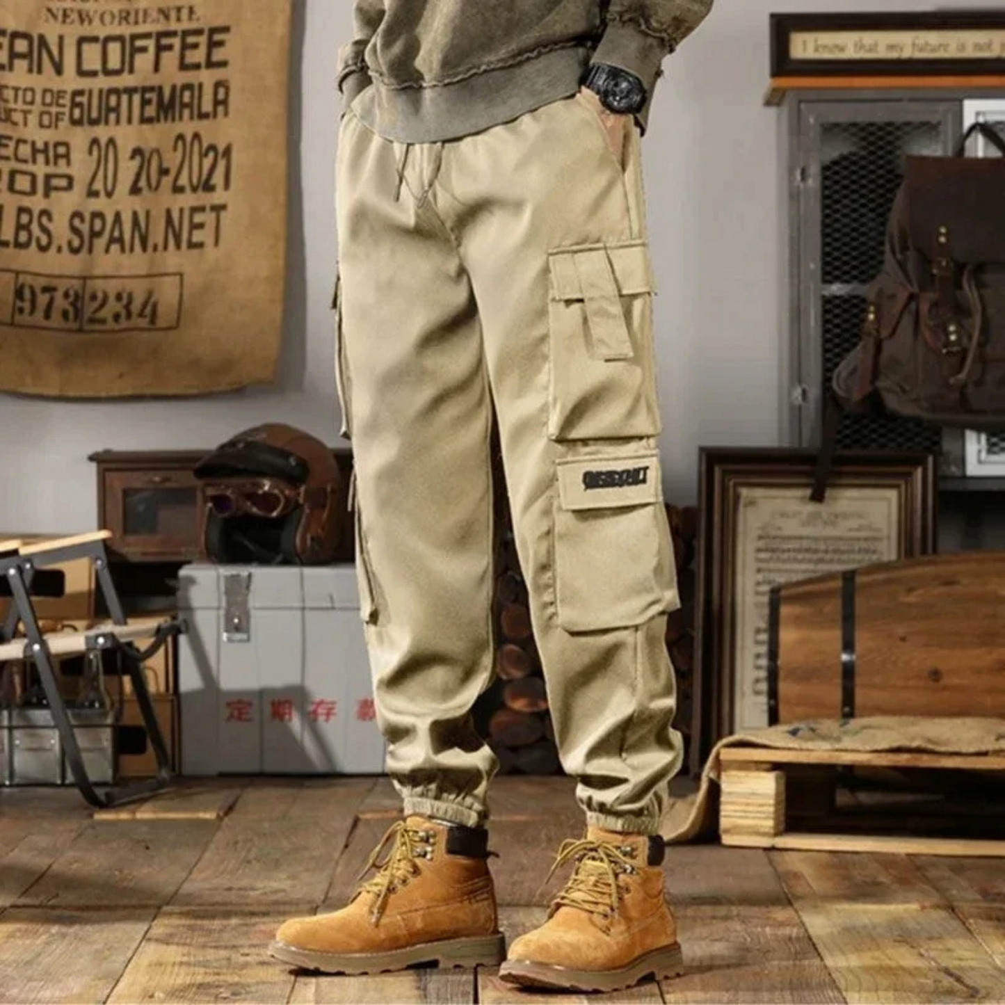 Relaxed Fit Casual Cargo Pants
