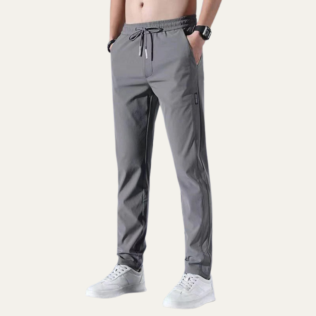 Men’s Slim Tapered Drawstring Trousers