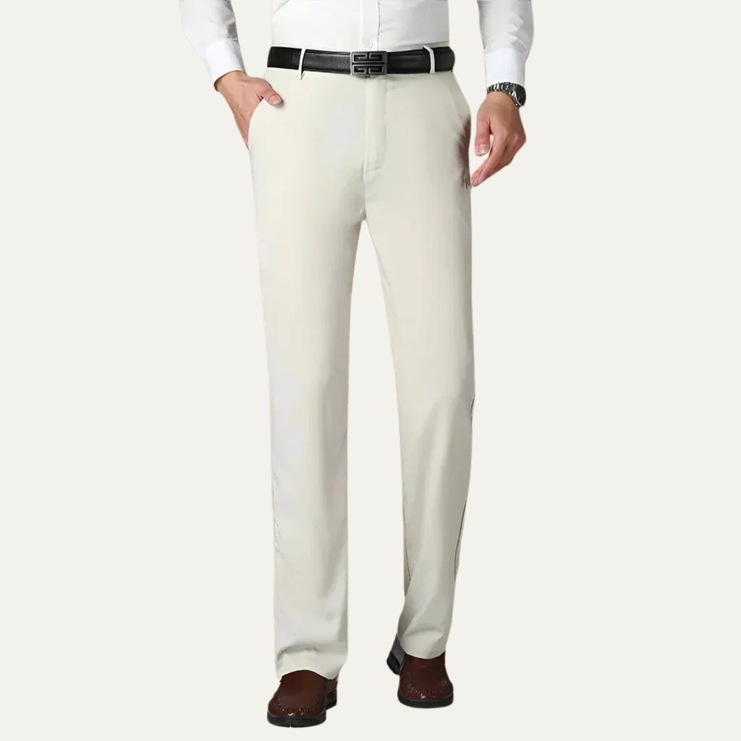 Men’s Straight Leg Tailored Dress Trousers
