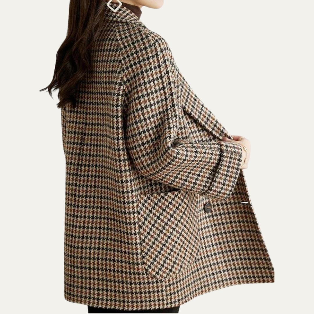Women’s Classic Houndstooth Coat