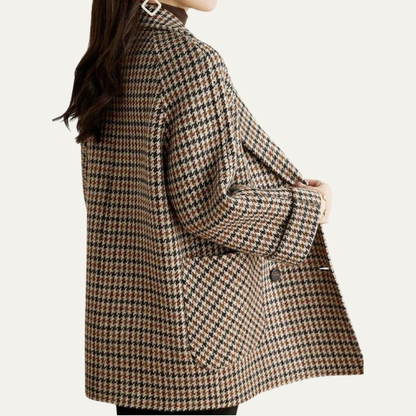 Women’s Classic Houndstooth Coat
