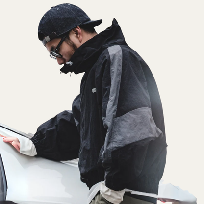 Men’s Retro Oversized Windbreaker