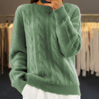 Classic Crew Neck Wool Sweater