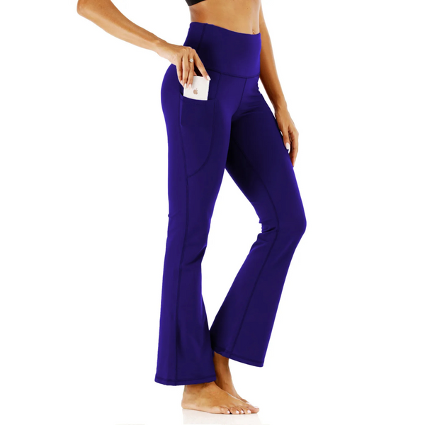 Comfortable Fit High Waisted Wide Leg Pants