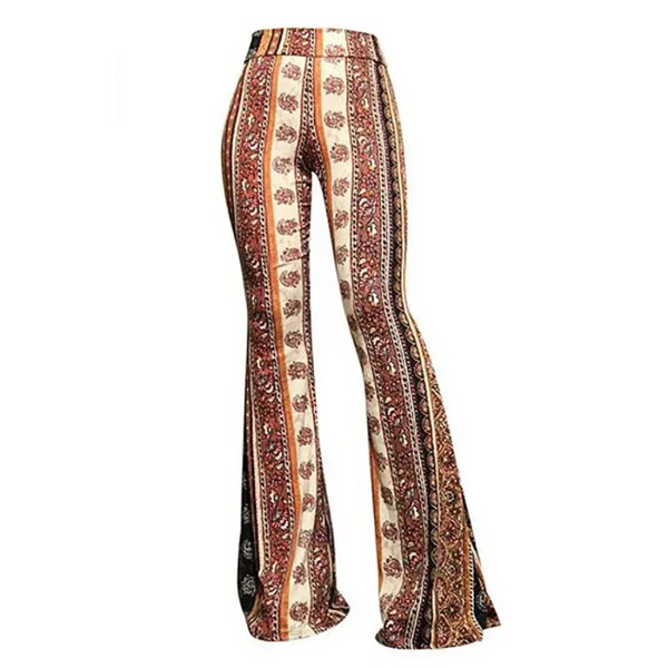 Versatile Women's Printed Wide Leg Pants