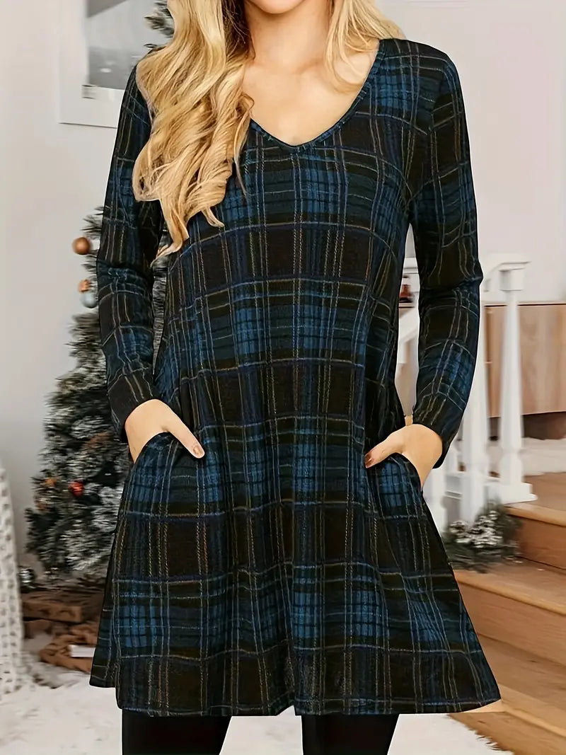 Casual Lightweight V-Neck Sundress for Women