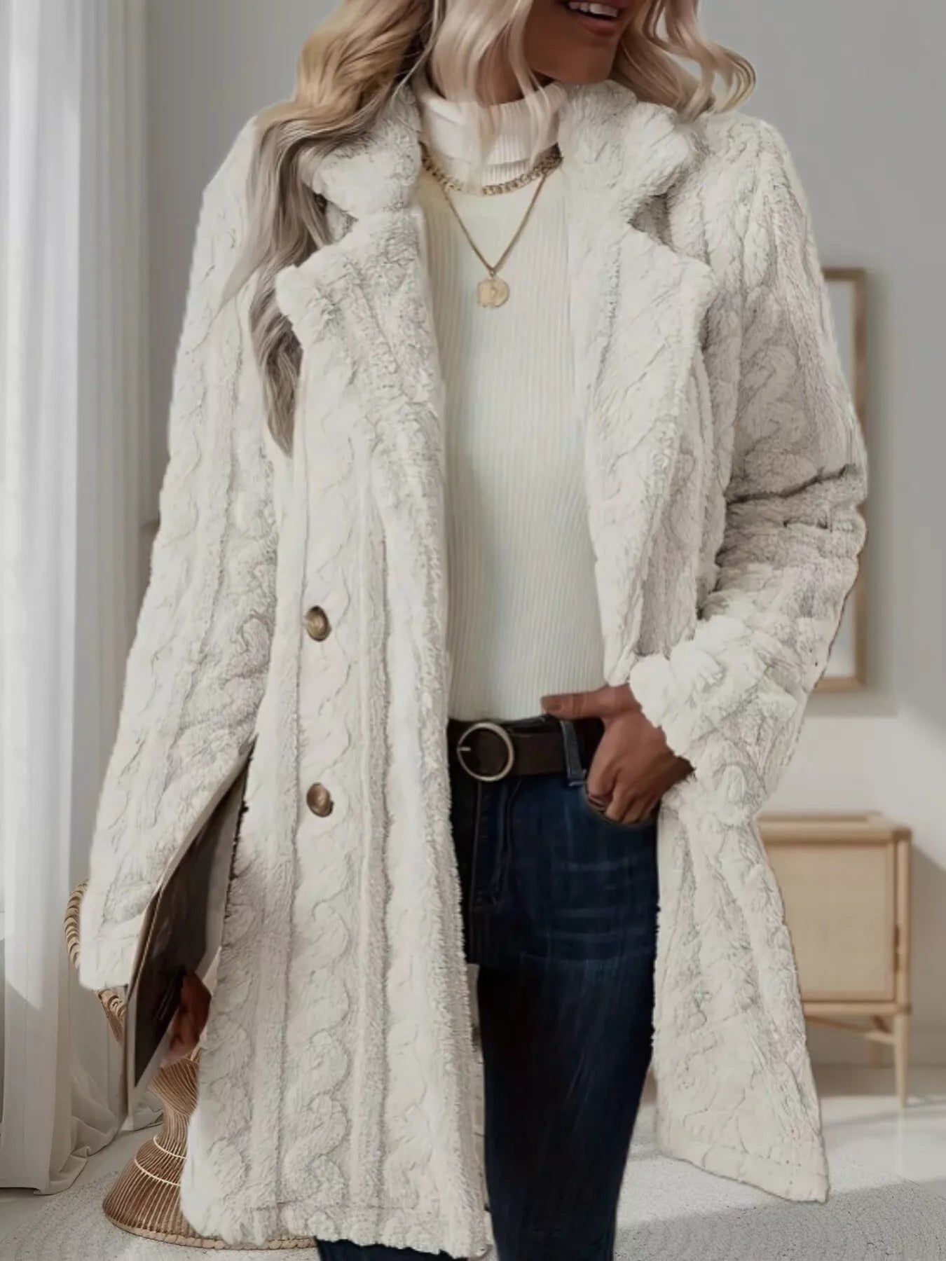 Warm Thick Parka Fleece Coat