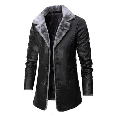 Warm Mens Winter Parka with Fleece Lining - BritishElegance