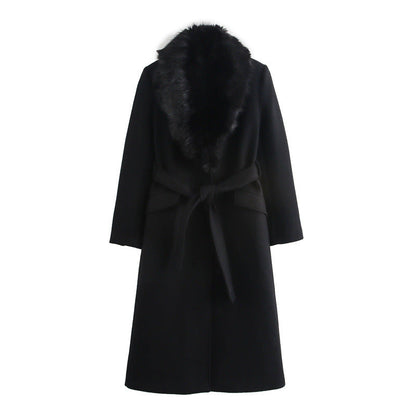 Luxurious Ladies Faux Fur Winter Coat