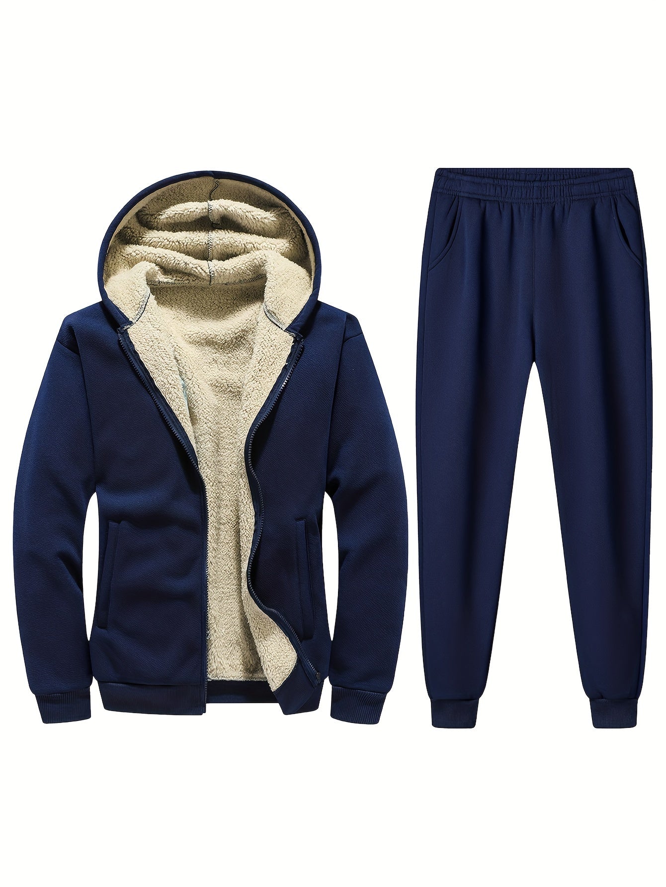 Relaxed Fit Stripe Jogger Suit for Men