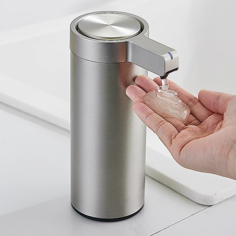 Automatic Touchless Stainless Steel Soap Dispenser - BritishElegance