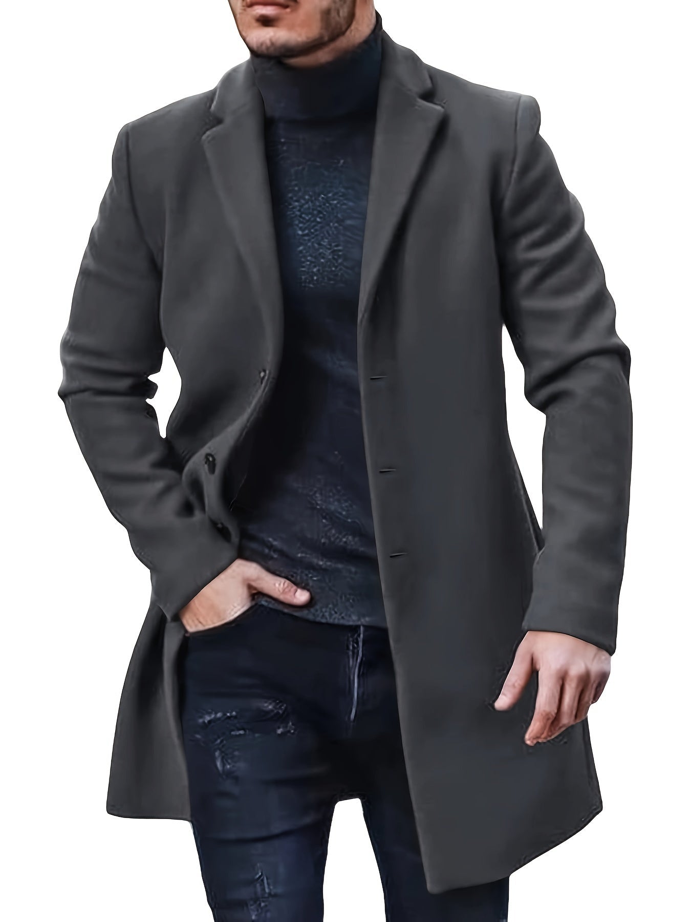 Warm Waterproof Men's Puffy Winter Coat