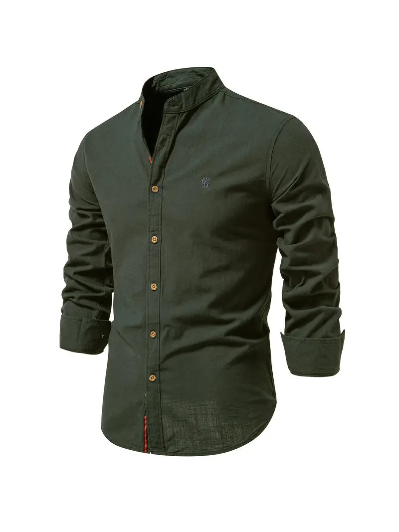 Chris: Men's Linen Casual Shirt