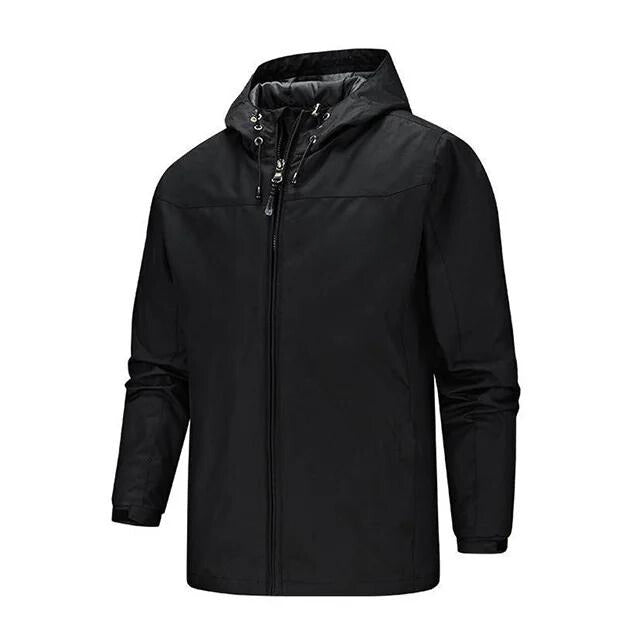 Waterproof Men's Winter Rain Coat - BritishElegance
