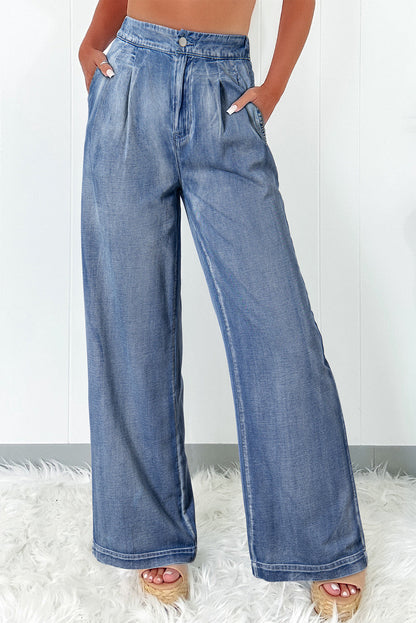 Comfortable High Waist Relaxed Fit Women's Jeans