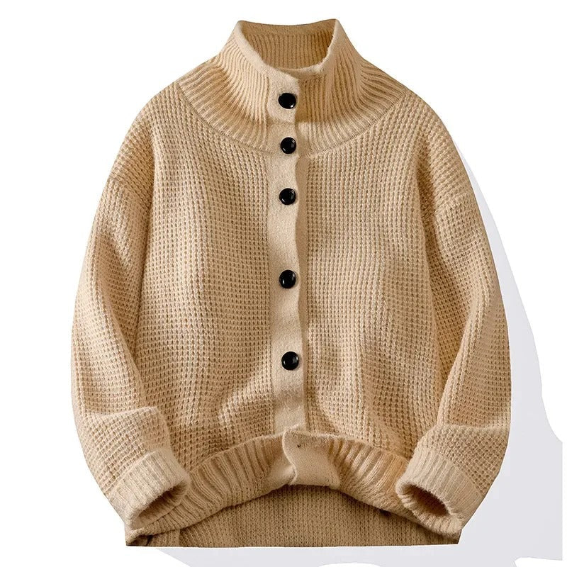 Classic British High Neck Sweater - BritishElegance