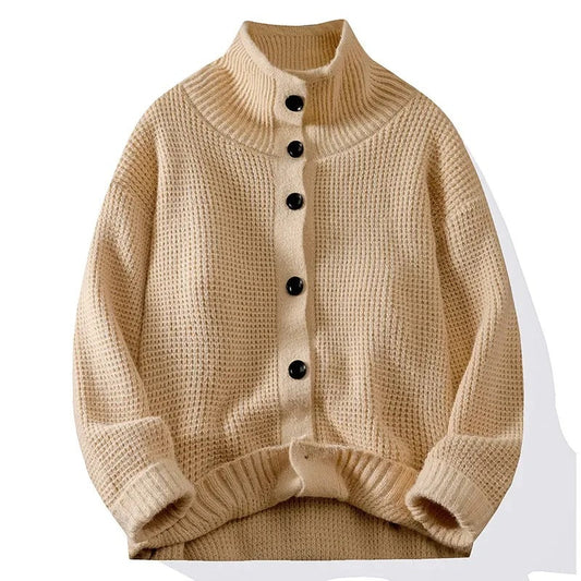 Classic British High Neck Sweater - BritishElegance