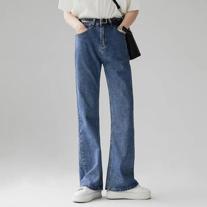 Classic Comfort Fit Retro Jeans - BritishElegance