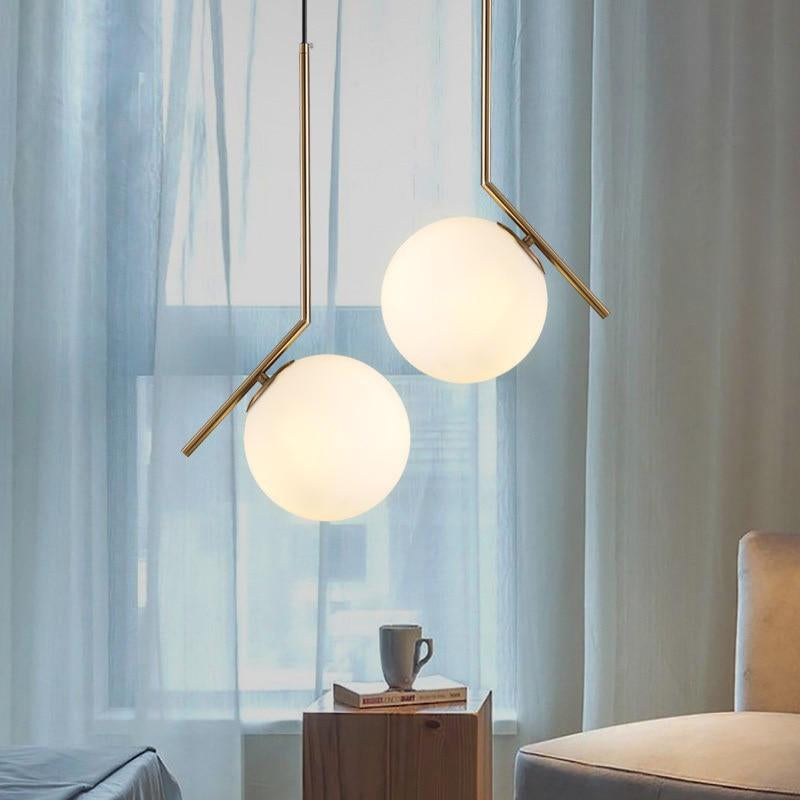 Spherical Pendant Light Fixture - BritishElegance