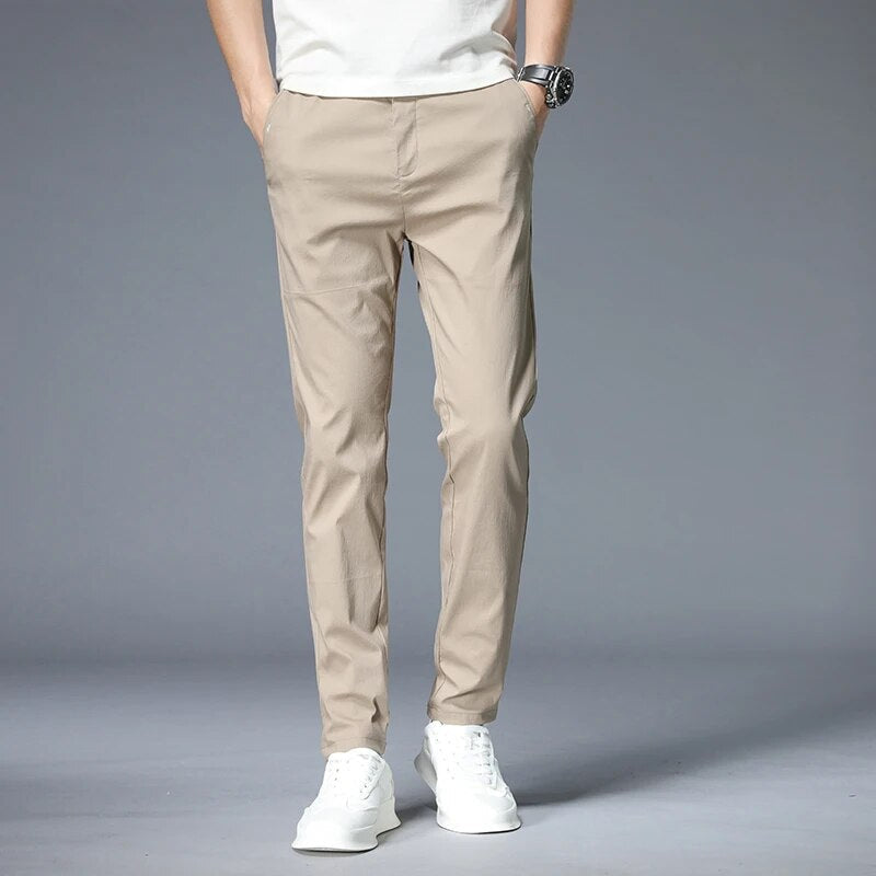 Comfortable Regular Fit Stretch Chino Pants
