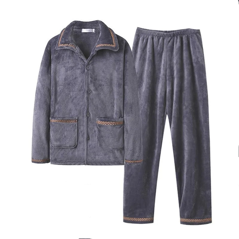 Cozy Warm Mens Winter Pajamas