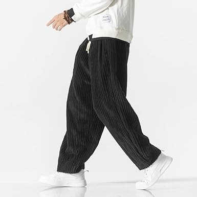 Relaxed Fit Soft Corduroy Trousers - BritishElegance