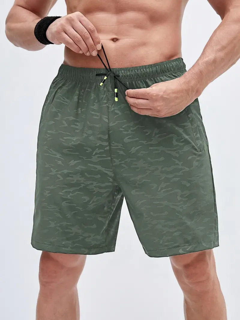 James Breathable Shorts with Zippered Pockets
