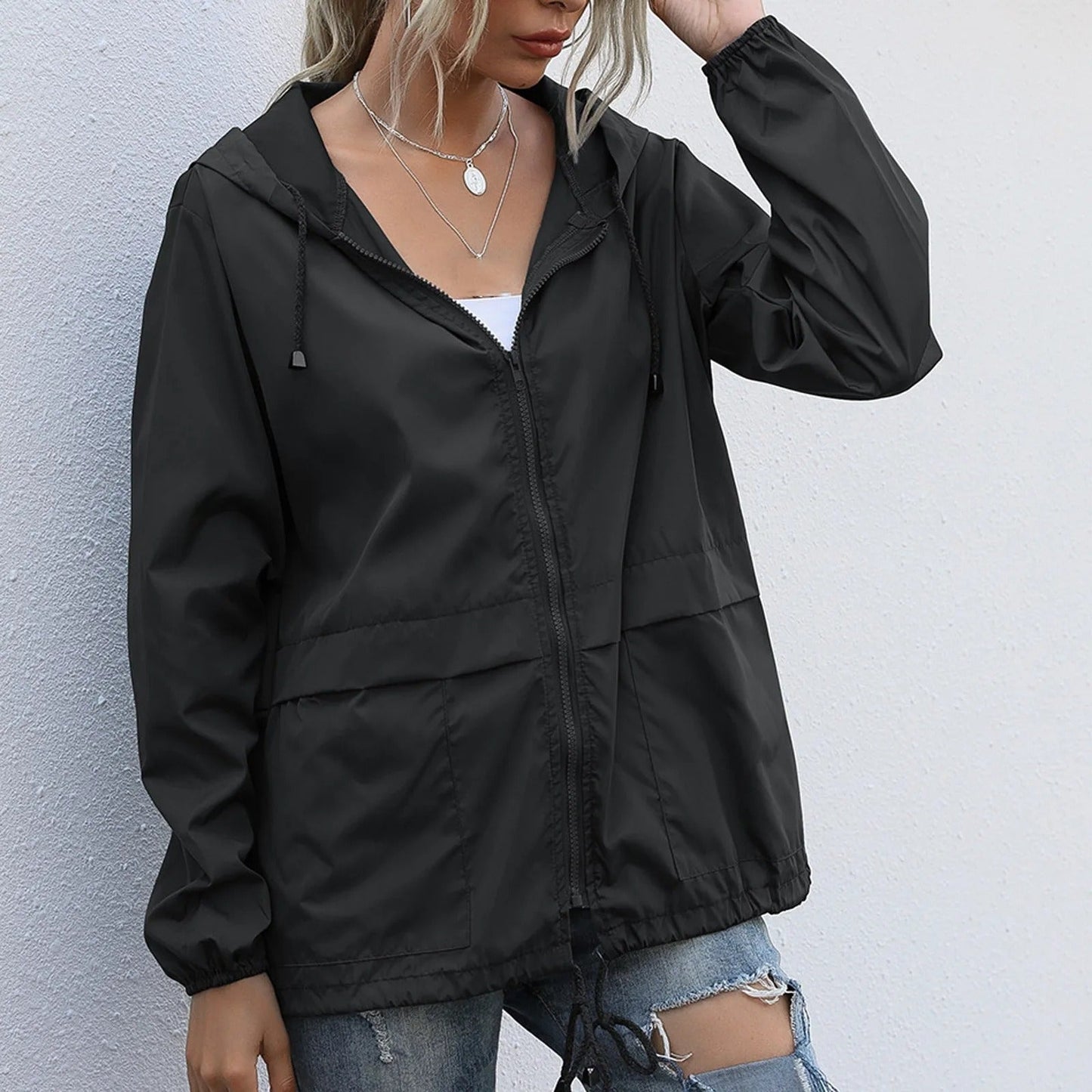 Classic Lightweight Hooded Jacket