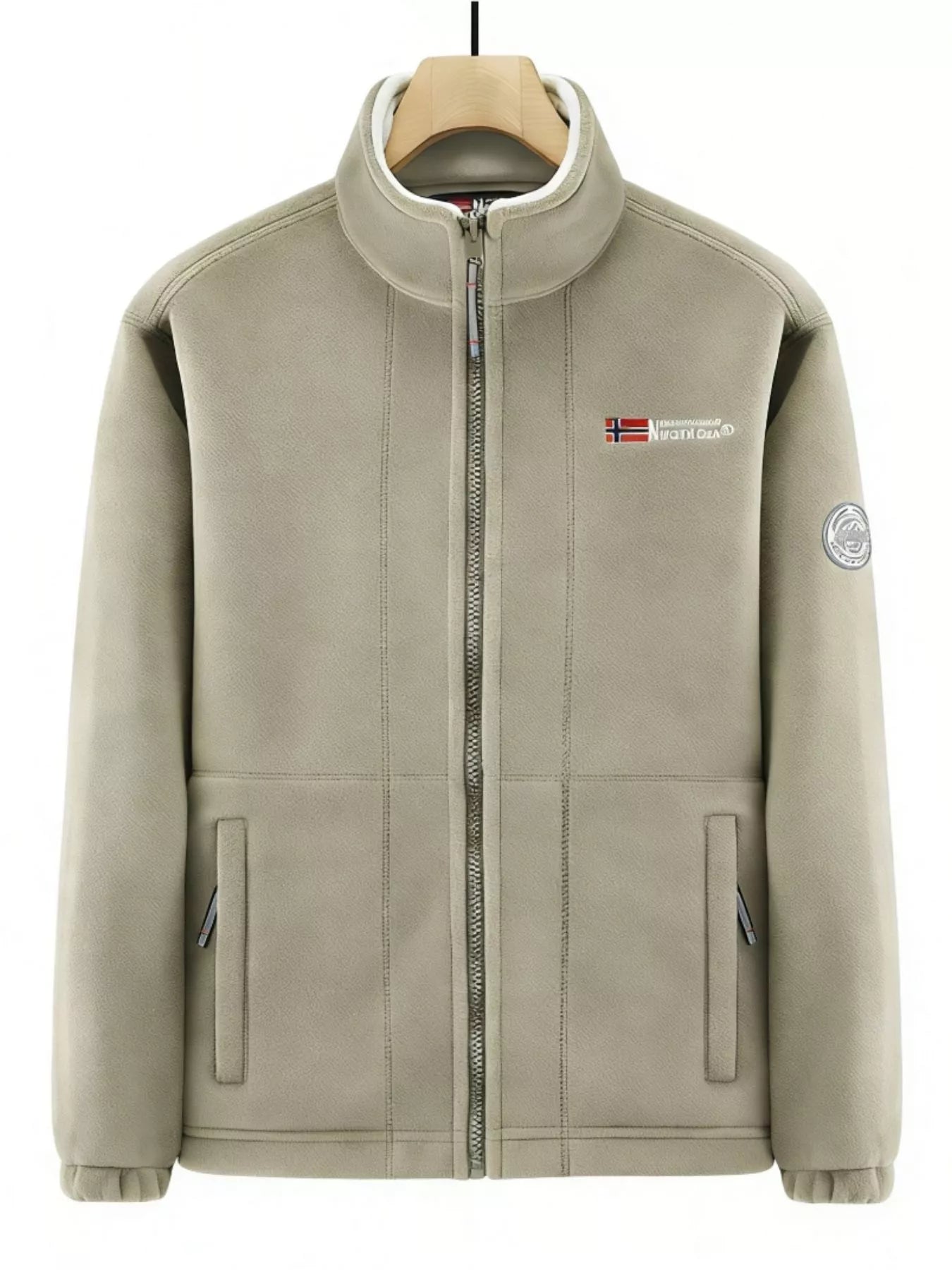 Big and Tall Mens Fleece Zip Up Jacket