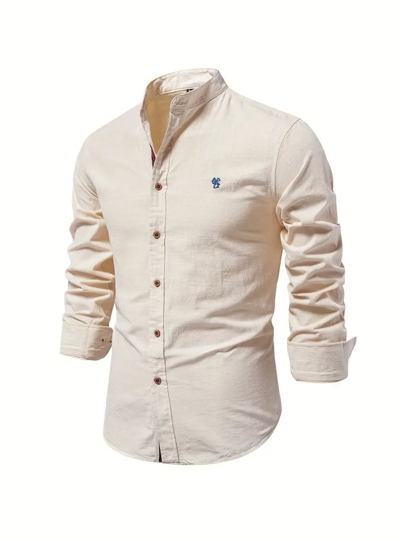 Chris: Men's Linen Casual Shirt