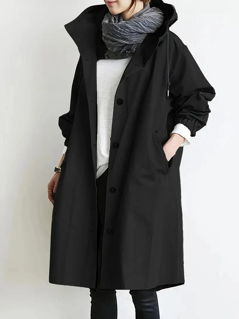 Classic Water Repellent Winter Trench Coat - BritishElegance