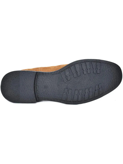 Men’s Rugged Casual Chelsea Boots with Thick Sole