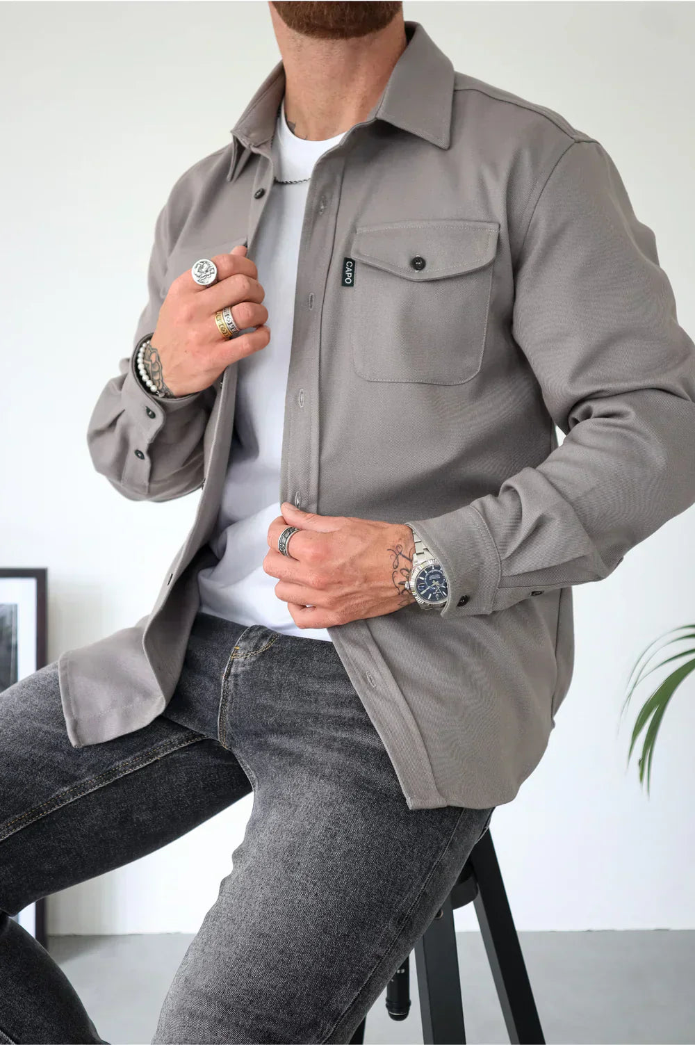 Elijah | Trendy Relaxed Fit Shirt - BritishElegance