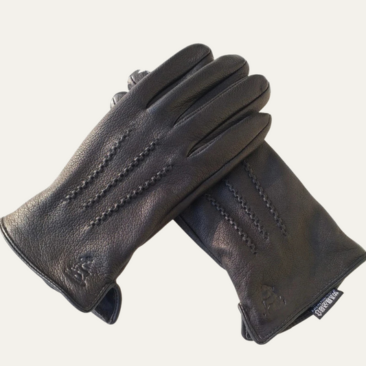 The Hartley Men’s Leather Winter Warm Gloves