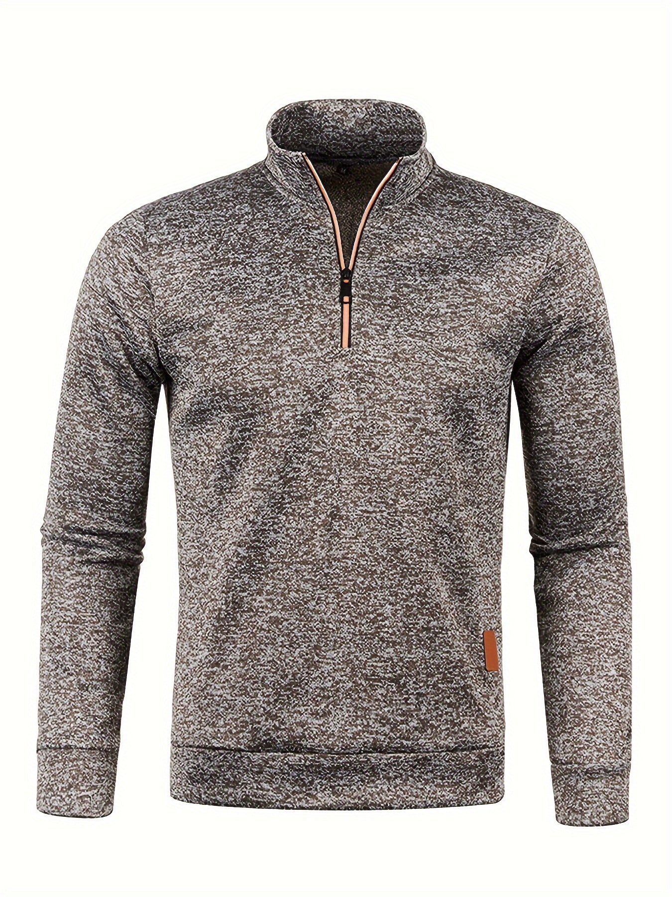 Classic Warm Winter Quarter Zip Sweater