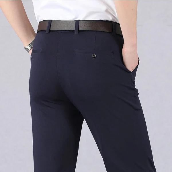 Comfortable Slim Fit Mens Stretch Trousers
