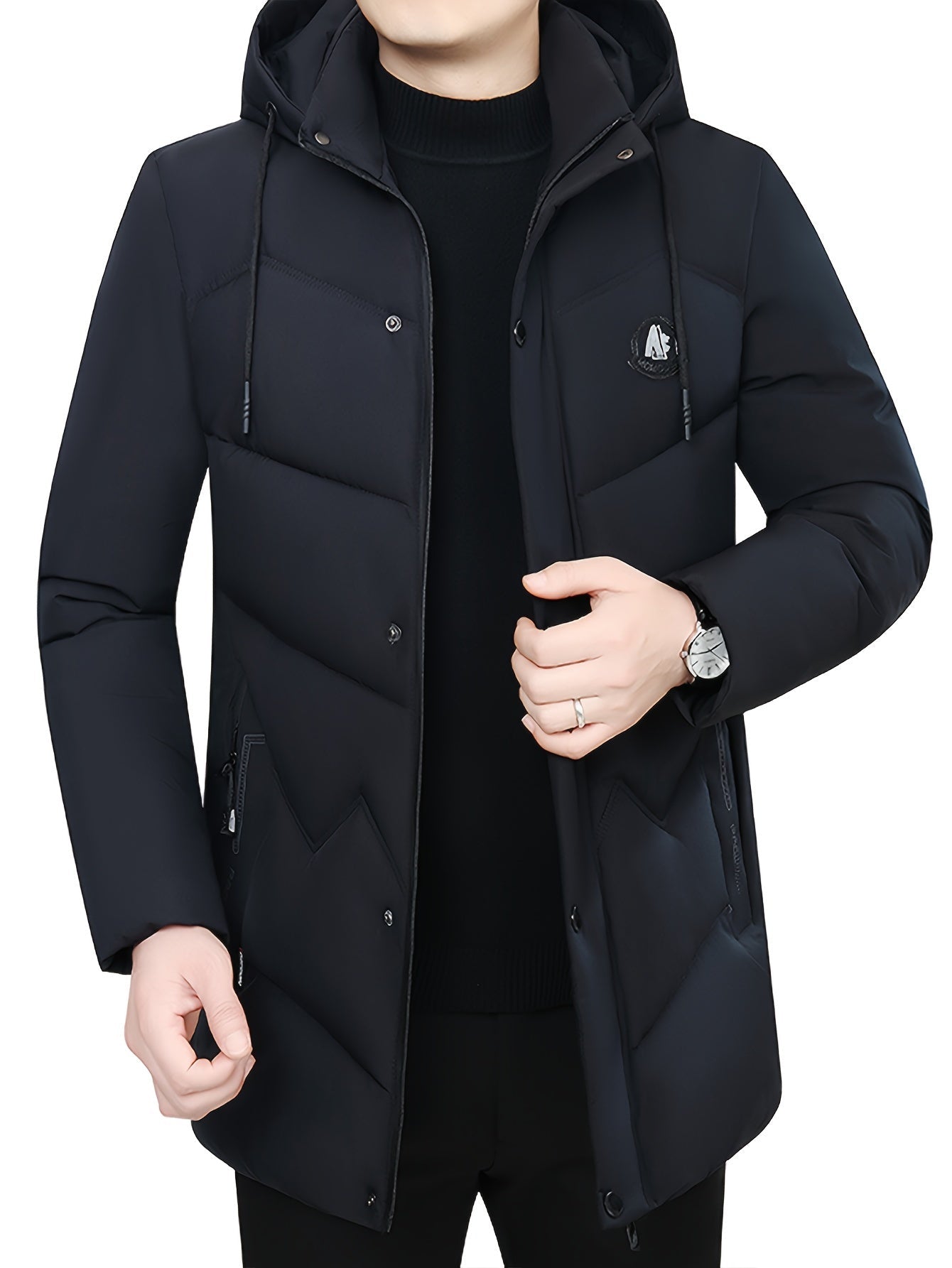Warm Faux Leather Jacket with Cozy Fleece Lining for Men - BritishElegance