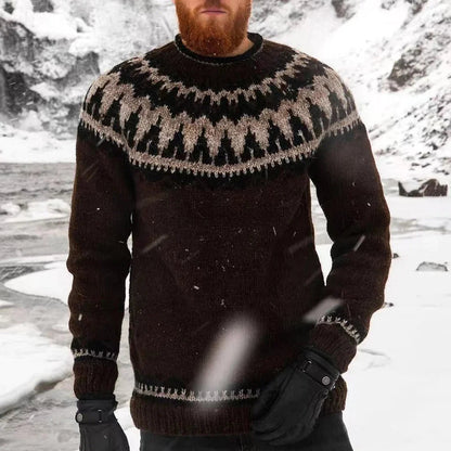 Alfred - Hyggelig long-sleeved sweater with round neckline