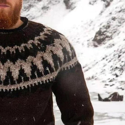 Alfred - Hyggelig long-sleeved sweater with round neckline