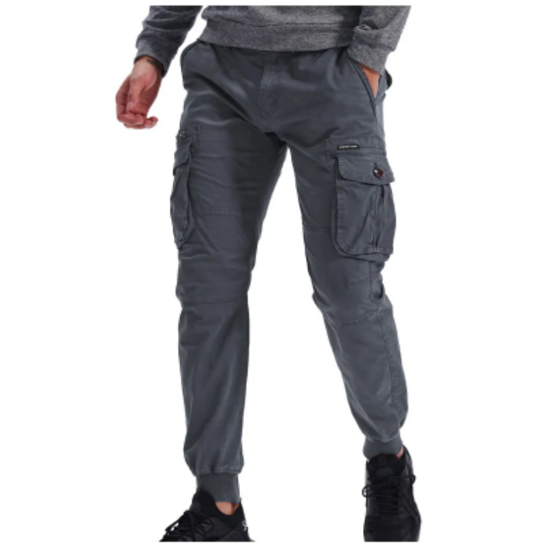 Comfortable Hiking Pants with Elastic Waist and Storage Pockets