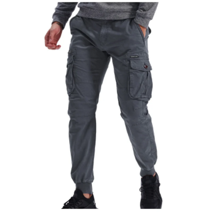 Comfortable Hiking Pants with Elastic Waist and Storage Pockets