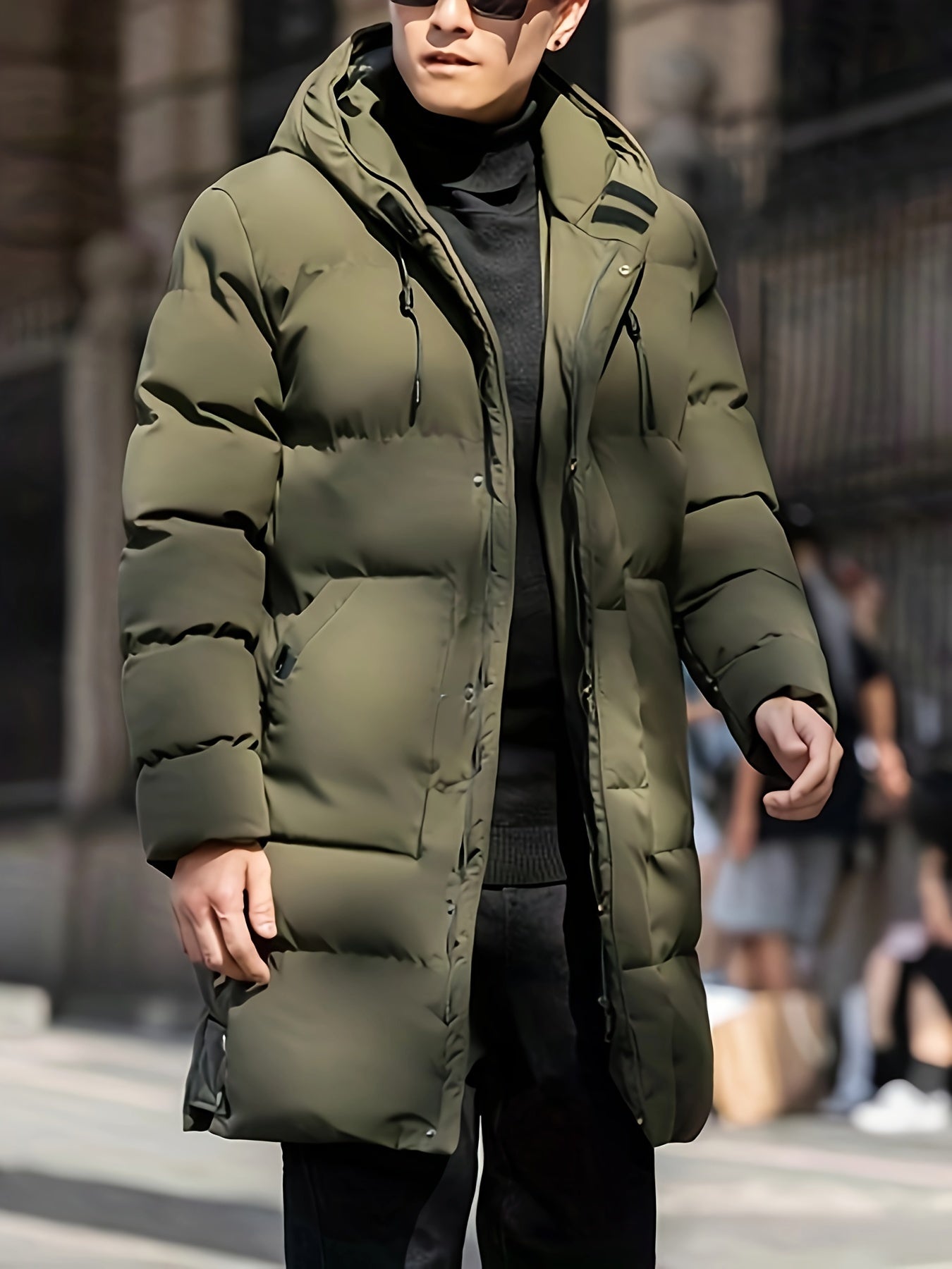Comfortable Insulated Hooded Men's Winter Coat - BritishElegance