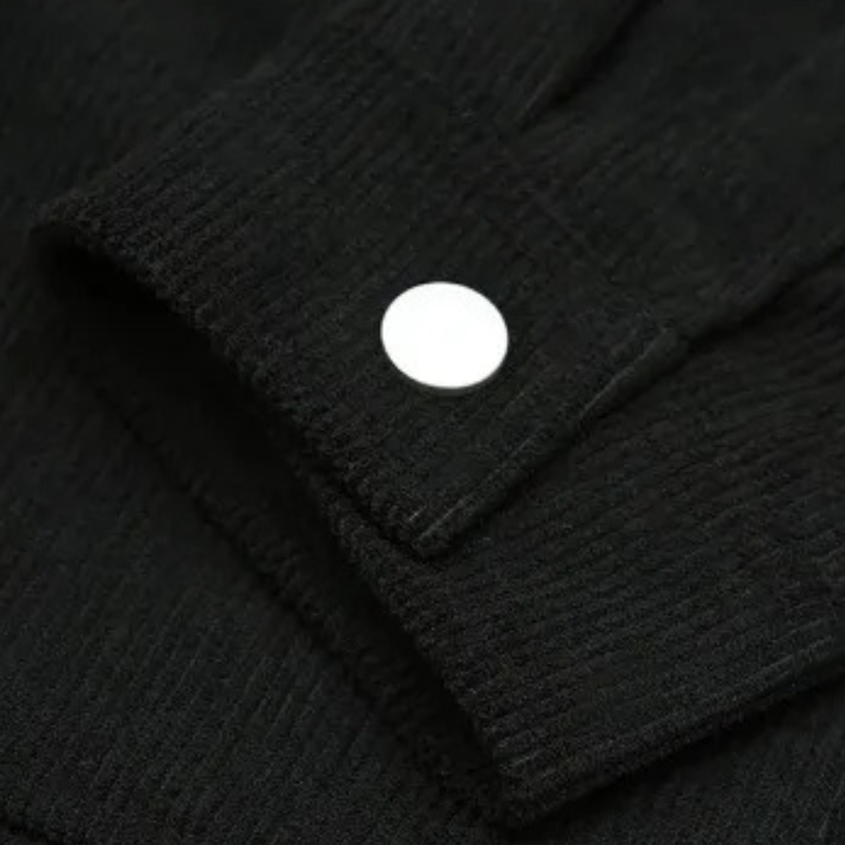 The Barbaresco Men's Corduroy Button Up Coat with Lapel Collar