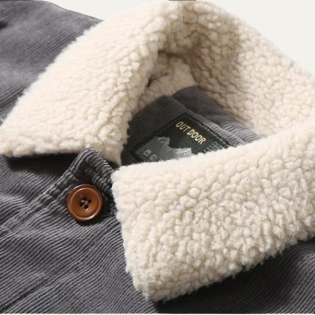 Men’s Sherpa Lined Corduroy Jacket