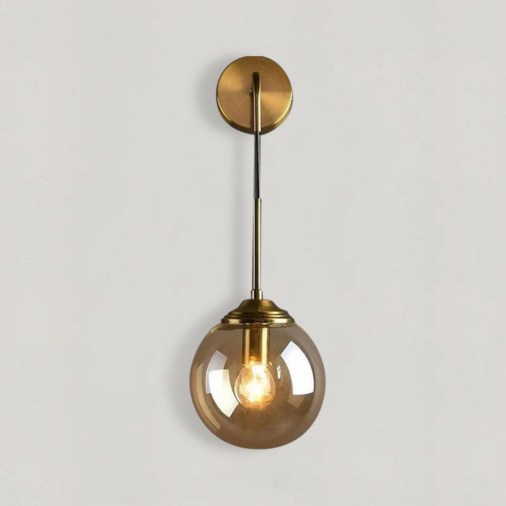 Elegant Glass Mounted Lamp - BritishElegance