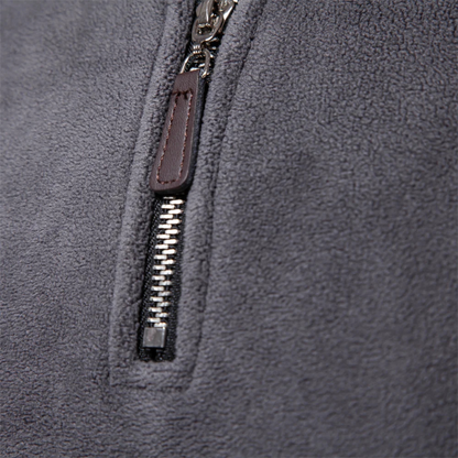 The Harrington Men’s Casual Lightweight Quarter Zip Jumper