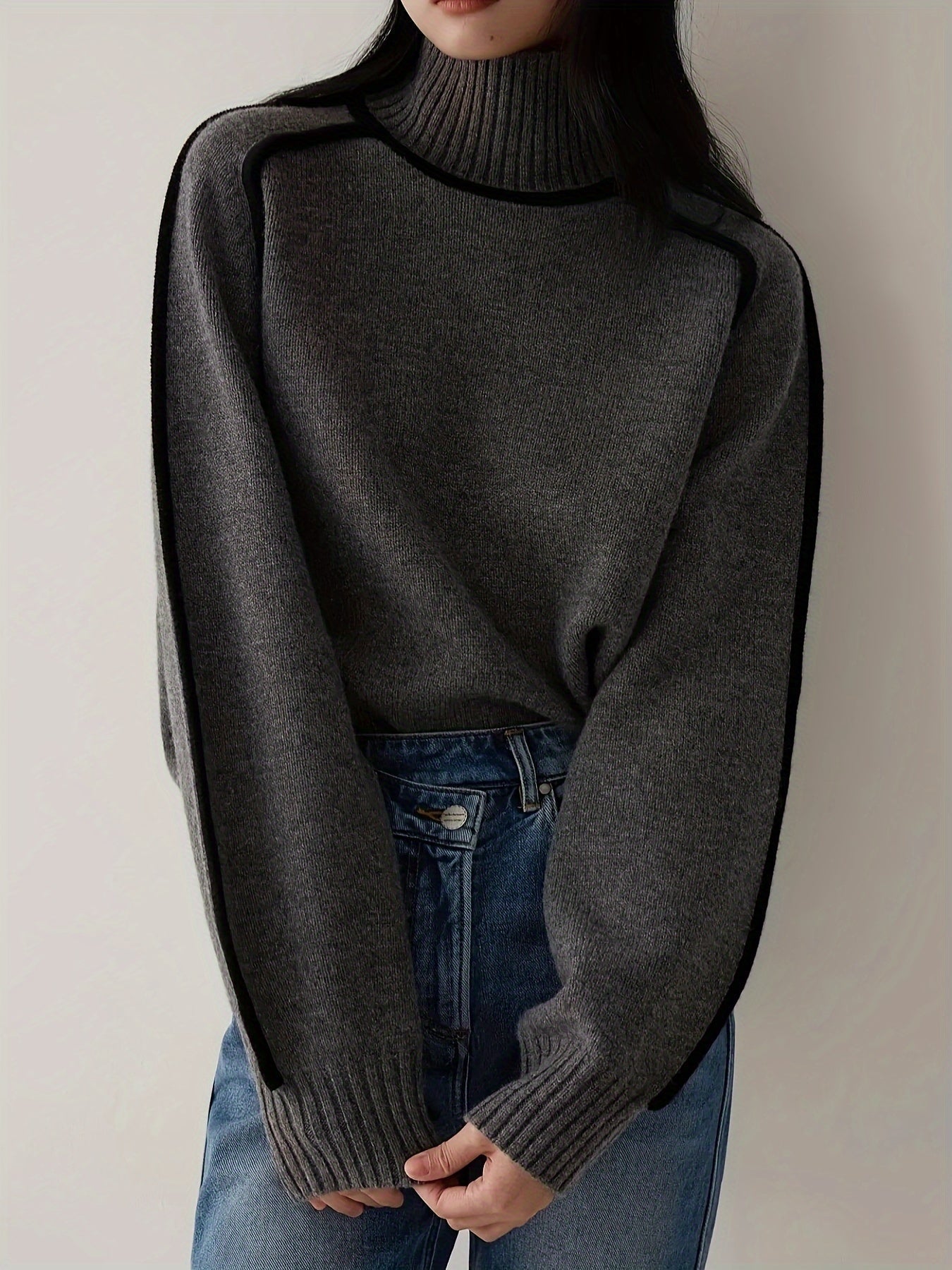 Classic Cozy Long Sleeve Winter Sweater
