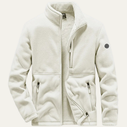 Men’s Sherpa Lined Full Zip Fleece Jacket